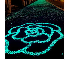 Fabrika fiyat ışıldayan manzara taşları Parkway dekorasyon kaldırım sanat metalik olmayan Mineral için floresan aydınlık kum - Product Image 6