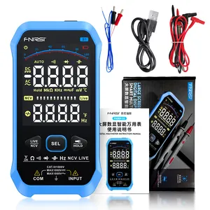 FNIRSI S1 Smart Digital Multimeter 9999counts AC DC Voltage Resistance Capacitance Diode NCV Hz Live Wire Color Display Tester