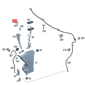Tapa del depósito de líquido limpiaparabrisas Fb A2068691000 para vehículos eléctricos Mercedes Benz Clase C Clase SL Clase E Glc Amg - Product Image 1