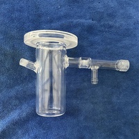 Frasco de Reacción de Cuarzo Fundido Personalizado de Alta Calidad, Transparente y Resistente al Calor, con Servicios de Soldadura y Corte para Aplicaciones de Alta Temperatura