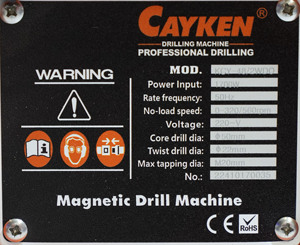Taladro de Base Magnética Multifunción de Grado Industrial Cayken Kcy-48/2wdo - Product Image 4