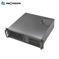 Vente d'usine Compact 3u Rack Mount Server case Support Mirco ATX Board 2 5.25 Bays CCTV 3U Enclosure