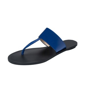Nouvelles sandales d'été pour femmes, <span class=keywords><strong>tongs</strong></span> décontractées, mules en <span class=keywords><strong>cuir</strong></span> PU, chaussures plates confortables pour femmes - Product Image 4