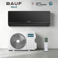 Aire Acondicionado Split Inverter BAUF de 12000 BTU con WiFi, R32, Nano Clean, 18dB Silencioso, Alto COP, Control Inteligente Ecológico, Eléctrico para el Hogar