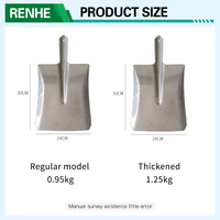 Outils multifonctionnels, pelle de jardin en acier inoxydable pour le camping, tête de pelle en acier inoxydable 304