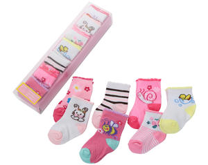 Venta caliente siete días calcetines <span class=keywords><strong>de</strong></span> bebé recién nacido semana calcetines <span class=keywords><strong>de</strong></span> bebé 7 pares en un conjunto - Product Image 5