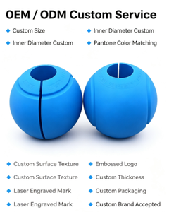 OEM <b>Silicone</b> Fat Barbell Grips Anti-slip Weightlifting Pads for Dumbbell Barbell Training Bodybuilding Fitness Accessories - Product Image 5