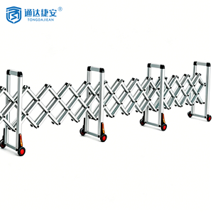 Barrière accordéon OEM pour zone d'isolement d'appartement, clôture pliable à commande manuelle, barrière de contrôle des foules - Product Image 6