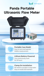 เครื่องวัดอัตราการไหลแบบหนีบชนิดพกพา จอแสดงผล LCD 4-20mA เครื่องวัดอัตราการไหลแบบอัลตราโซนิก PUTF205 RS485 เครื่องวัดอัตราการไหลแบบดิจิตอลอัลตราโซนิก PUTF205 - Product Image 5