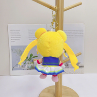 Al por mayor Juguetes de peluche de Sailor Moon de 4 pulgadas, Muñeca colgante para niñas, Figura de anime, Personaje de dibujos animados, Juguetes de peluche con llavero para máquina de garras