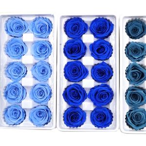 D425 Cabezas de Rosa de Calidad B+ de Yunnan, 3-4 cm/10 Piezas, Caja de Regalo para Navidad y San Valentín, Flores Reales, Flor Eterna Preservada - Product Image 2