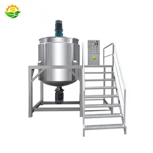 Detergent Manufacturing Plant High Speed Liquid Dosing Mixing Tank With Agitator Heater
