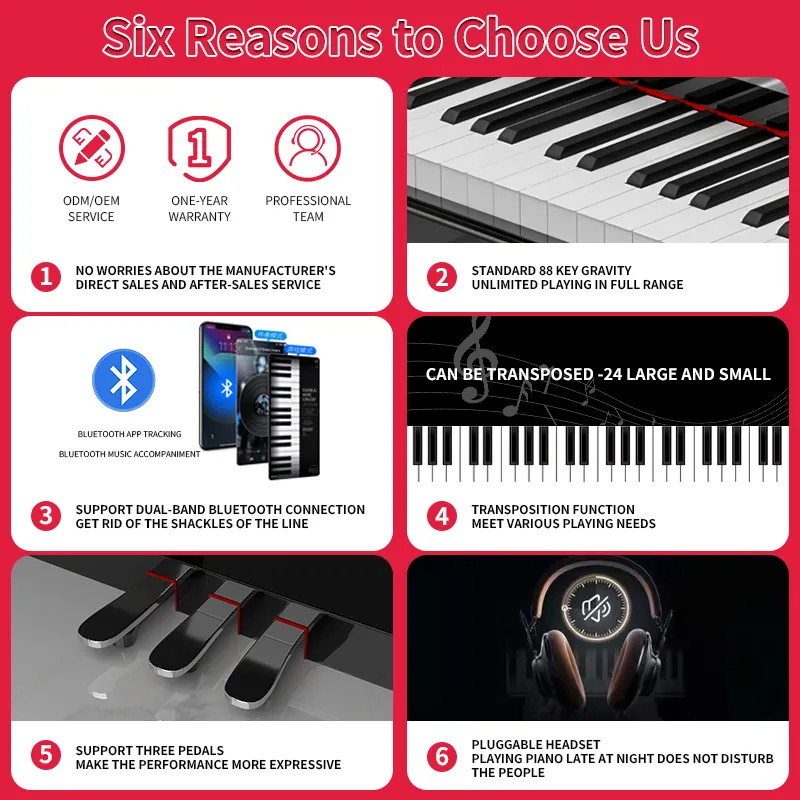 What are keyboard instruments made of