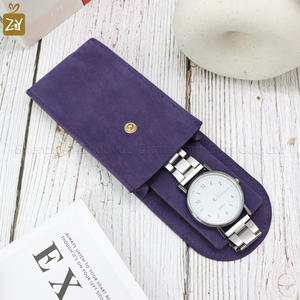 RTS taşınabilir kadife izle organizatör saklama çantası seyahat hediyesi ambalaj için kadınlar ve erkekler için saatler promosyon iş hediye - Product Image 2