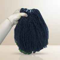 Lots de Cheveux Bouclés Crépus 12A, 100% Cheveux Humains Bruts Vierge, Bouclés Profonds, Noirs Naturels, Tissage de Cheveux, Fournisseur en Gros
