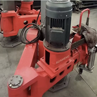 Machine à polir les pierres à bras oscillant KUNHENG, meuleuse manuelle à cantilever pour le polissage des surfaces de dalles de granit et de marbre