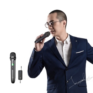 Système de microphone sans fil professionnel <span class=keywords><strong>double</strong></span> SHIDU UHF SD-U30, microphone à main pour karaoké, microphone à bobine mobile pour l'église - Product Image 2