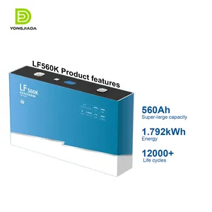 خلايا بطارية خلية Lifepo4 ذات 280 أمبير في الساعة و10000 دورة، الحل البسيط والأكثر مبسطة لـ 12000 دورة من الدرجة A لـ EV Lf560K