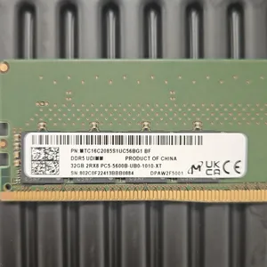메모리 모듈 MTC16C2085S1UC56B DDR5 32GB 5600 2Rx8 RAM 서버 실행 메모리 IC MTC16C2085S1UC56BG1 BC