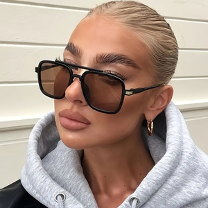 Marvel Iron Man Donnie Unisex Big Frame Square Sunglasses Color Changing Anti-Blue Light UV400 Full Frame <b>Driving</b> - Product Image 2