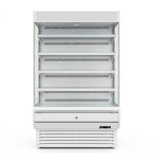 2-meter air curtain cabinet, commercial air-cooled frost free beverage display cabinet, vegetable preservation <b>refrigerator</b> - Product Image 2