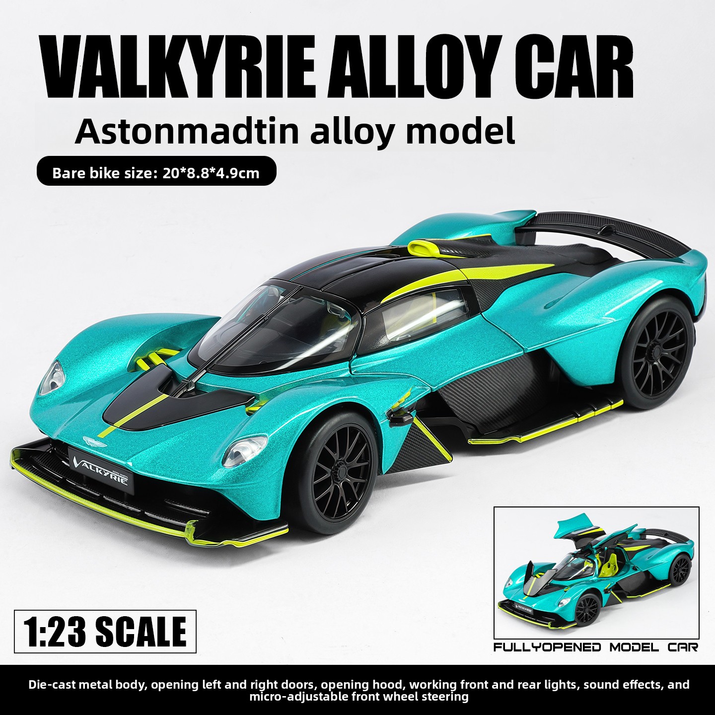 1/23 Aston Martin Valkyrie verte