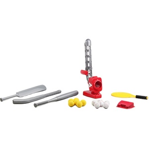 4 in1 Ball Pitching Machine Baseball Tennis Cricket Hockey Ball Game <span class=keywords><strong>tiro</strong></span> automatico giocattoli sportivi all'aperto giocattolo di plastica per bambini - Product Image 2