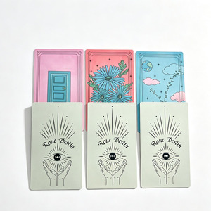 <span class=keywords><strong>Baraja</strong></span> de cartas con folleto, alternativa bilingüe al tarot, para regalo, cartas de oráculo francesas minimalistas para principiantes - Product Image 2