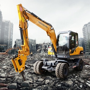 Excavadora hidráulica china, equipo pesado de <span class=keywords><strong>8</strong></span> toneladas, maquinaria de construcción - Product Image 1