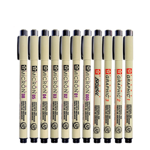 <span class=keywords><strong>ปากกา</strong></span>มาร์กเกอร์ลายดอกซากุระศิลปะไมครอนสำหรับการวาดภาพกันน้ำ<span class=keywords><strong>ปากกา</strong></span>วาดเส้นเข็มเครื่องเขียนอุปกรณ์ศิลปะปากกาทำเครื่องหมาย - Product Image 2