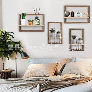 Cross-border American retro wooden photo <b>frames</b>, 6, 7, 8 inch desktop photo <b>frames</b>, <b>wall</b>-mounted photo <b>frames</b>, wholesale. - Product Image 4