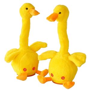 Canard en <span class=keywords><strong>peluche</strong></span> parlant mignon en gros, jouet électrique dansant avec lecteur de musique, cadeau pour enfants, jouet en <span class=keywords><strong>peluche</strong></span> chantant - Product Image 2