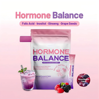 Poudre de fruits transfrontalière Açaï et Canneberge pour l'équilibre hormonal féminin, la santé intestinale et le bien-être – Boisson prébiotique aux fruits