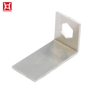 Precision Sheet Metal Stamping Parts <strong>Mirror</strong> <strong>Corner</strong> Fastening Clips Shelf Floating <strong>Bracket</strong> - Product Image 5