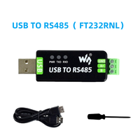 Convertisseur USB RS485 de qualité industrielle, puces Waveshare authentiques CH343G/FT232RNL, 5V, haute compatibilité, protection intégrée contre les surtensions/ESD/TVS