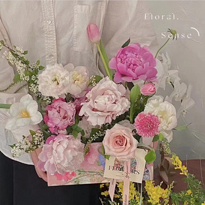 Hoa hộp bánh giấy bao bì bánh muffin Bánh Thụy Sĩ CuộN tráng miệng ngọt ngào bánh <span class=keywords><strong>cupcake</strong></span> hộp giấy Hộp quà tặng - Product Image 2