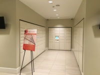 Système de casier intelligent 24h/24 et 7j/7 pour la livraison de colis en intérieur avec code QR OTP pour immeuble résidentiel et appartement - Armoire à colis intelligente