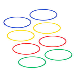 Anneaux d'entraînement sportifs LISKI, anneaux de vitesse circulaires plats verts, pour le football, le soccer, le basketball, équipement d'entraînement sportif - Product Image 6