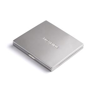 Dual Sided Square Shape Silver Plated Debossed Custom Logo <b>Compact</b> Pocket <b>Mirrors</b> - Product Image 5