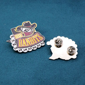 Оптовая продажа, дешевая металлическая медная бейсбольная булавка - Product Image 2