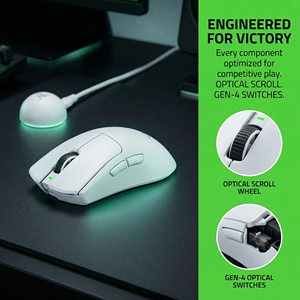 เมาส์เกมมิ่งไร้สาย Razer Viper V4 Pro รุ่นมืออาชีพ เมาส์น้ำหนักเบาตามหลักสรีรศาสตร์ พร้อมสวิตช์ออปติคอล - Product Image 2