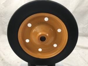 <span class=keywords><strong>ล้อ</strong></span>ยางตัน 13*3 พร้อมขอบโลหะสำหรับรถเข็น - Product Image 1