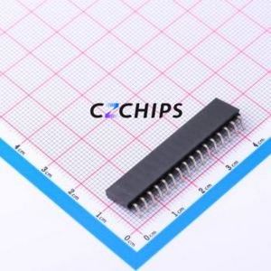 PM254-1-16-W-8.5 Pin Socket Bent Lead Through Hole,P=2.54mm Connector 1x16P 2.54mm Square Hole Right Angle Insert - Product Image 2