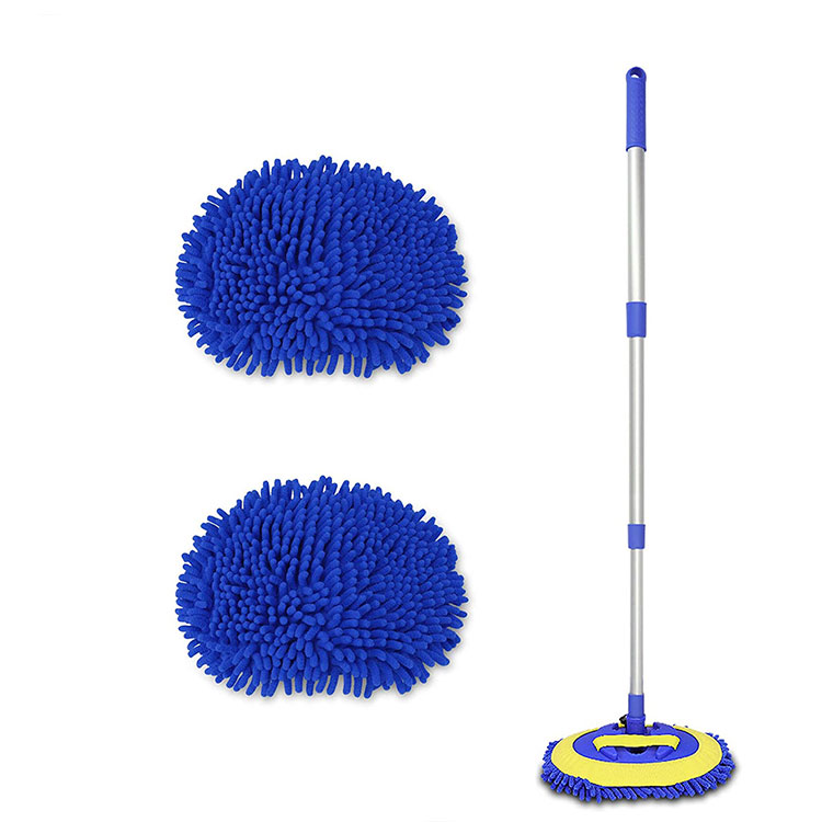 Губчатая швабра с длинной ручкой, многофункциональная Регулируемая Швабра для мытья пола автомобиля