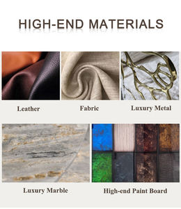 หัวเตียงโค้งหุ้มเบาะหนัง ยี่ห้อ Gainsville Furniture สำหรับเตียงขนาดคิงไซส์และควีนไซส์ ดีไซน์หรูหราทันสมัย โครงเตียงรูปทรงโค้ง - Product Image 6