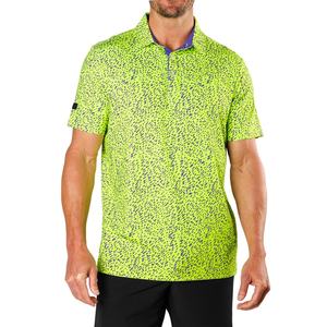Camiseta Polo Deportiva Sublimada Personalizada de Lujo con Protección UV Spf50 para Hombre, Elástica, Tropical, para Golf - Product Image 3