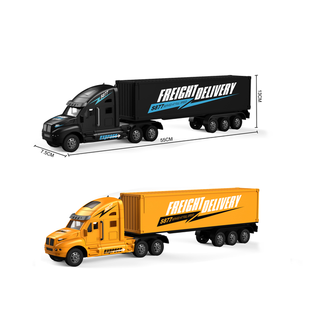 Hot Selling 1/14 2.4ghz Remote Control American-Style Tractor Container Truck 4ch Rc Truck Toys for Kid Christmas Gifts