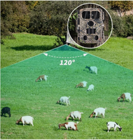 Caméra de surveillance de la faune BSTCAM 4K 48MP WiFi avec contrôle par application, étanche IP66, portée IR 20m, détection de mouvement en extérieur