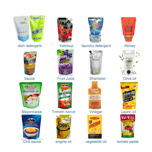 Machine de remplissage automatique de sachets en plastique de forme spéciale, type Doypack, avec moteur, pour l'emballage de shampooing, de savon, de détergent liquide - Product Image 5