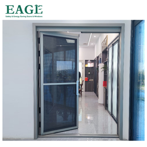 Pintu Lipat Geser Kaca Tempered Ganda Berbahan Aluminium Alloy dengan Fitur Dekorasi Perangkat Keras Merek Jerman - Product Image 3